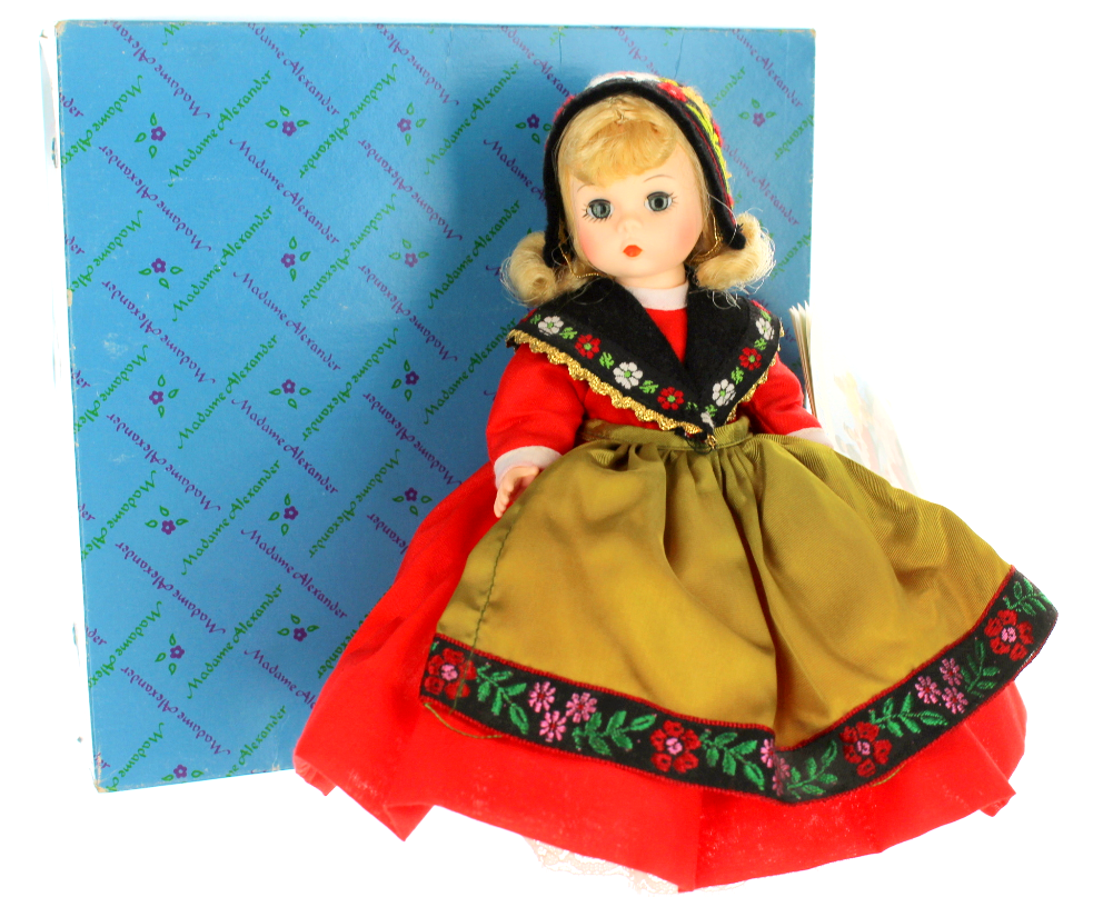 人形 Madame Alexander Colonial Christmas Doll Vintage Madame Alexander 7.5