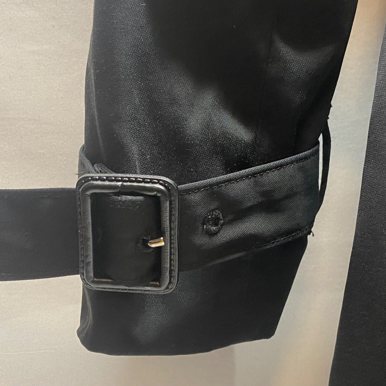 Giacca antipioggia Michael Kors nera trench donna media cappuccio rimovibile foderata ottime condizioni