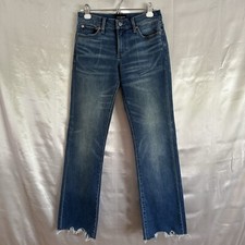 Lucky Brand Easy Rider Boot Cut Jeans 6/28R Denim Blue Mid Rise