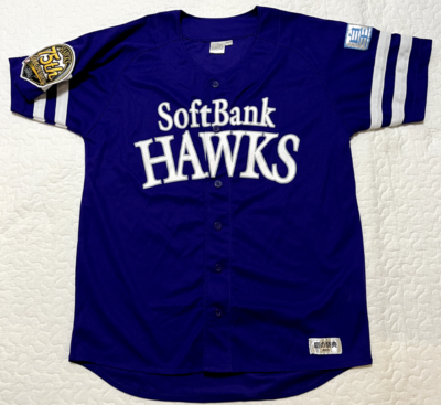 Fukuoka Softbank HAWKS 2013 3rd jersey Size L Japan Baseball