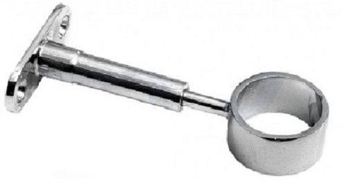Runde Chrom Mitte Halterung für Kleiderschrank Schiene Stange Buchse 25 mm Menge 1 - Bild 4 von 6