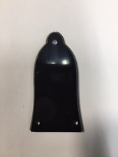  1 Black Plastic Truss Rod Cover Guitar Bass Acoustic Classic Bell Shape