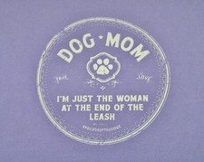 Comfort Colors V-Neck Tee Dog Mom 100 Cotton Purple Size Small
