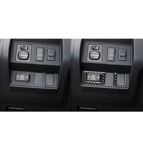 Cubierta de interruptor de luz de freno de montaje alto de fibra de carbono para Toyota Tundra 2014-18 - Imagen 2 de 12