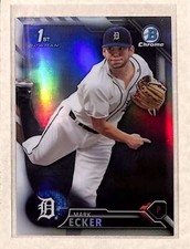 2016 Bowman Chrome #BDC-114 Mark Ecker Refractor NM