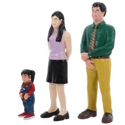  1 Set dekoratives Miniatur-Familien-Set Menschenfiguren