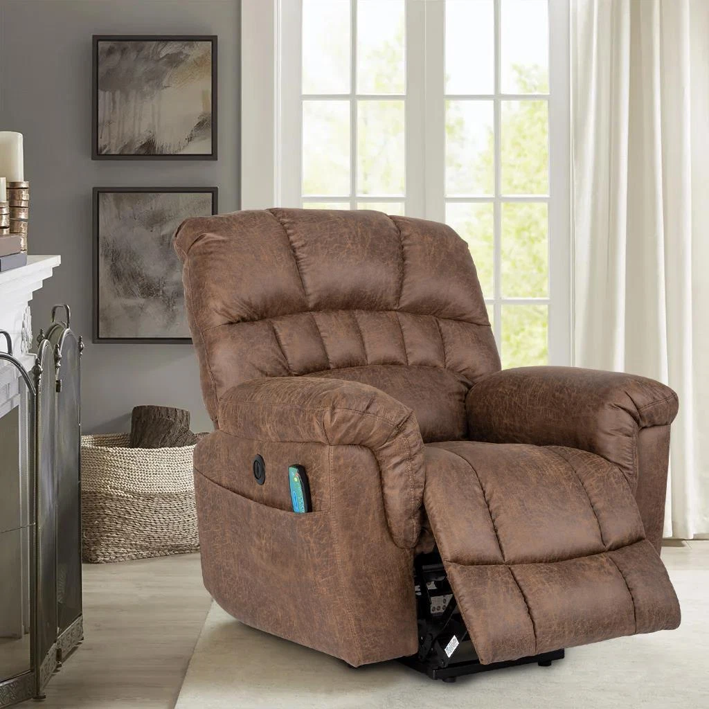 Oversized Electric Recliner Power Lift Chair Massage Heating Sofa