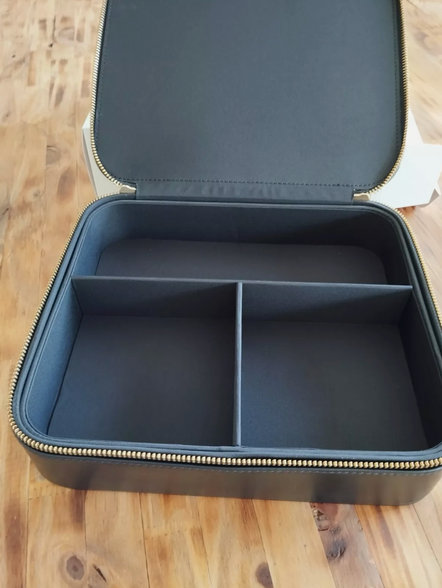 New authentic CHANEL COSMETICS large MAKEUP JEWELRY black BAG BOX