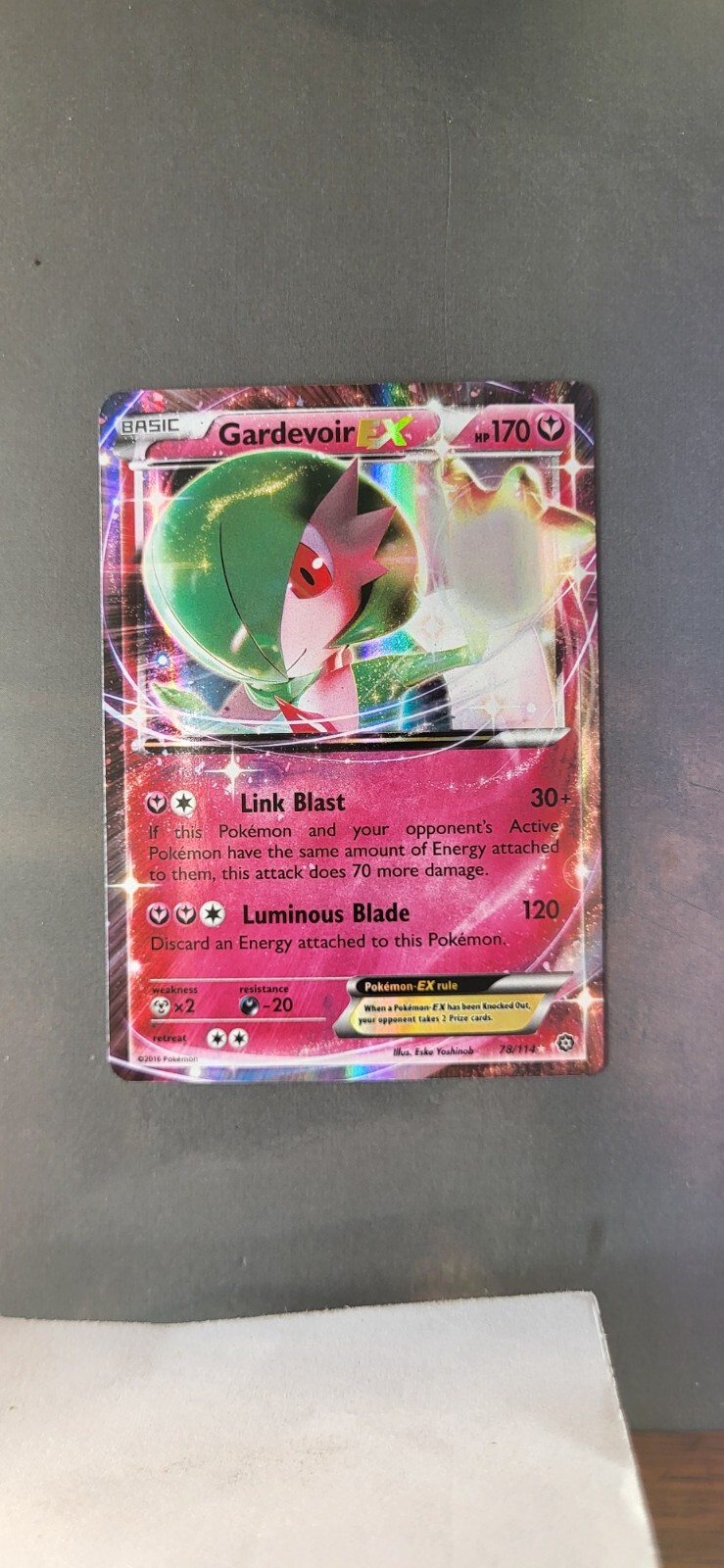 Gardevoir EX 78/114 Steam Siege LP