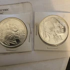 US LIBERTY Buffalo Round Coin .999 One Troy Ounce Fine Silver Bullion
