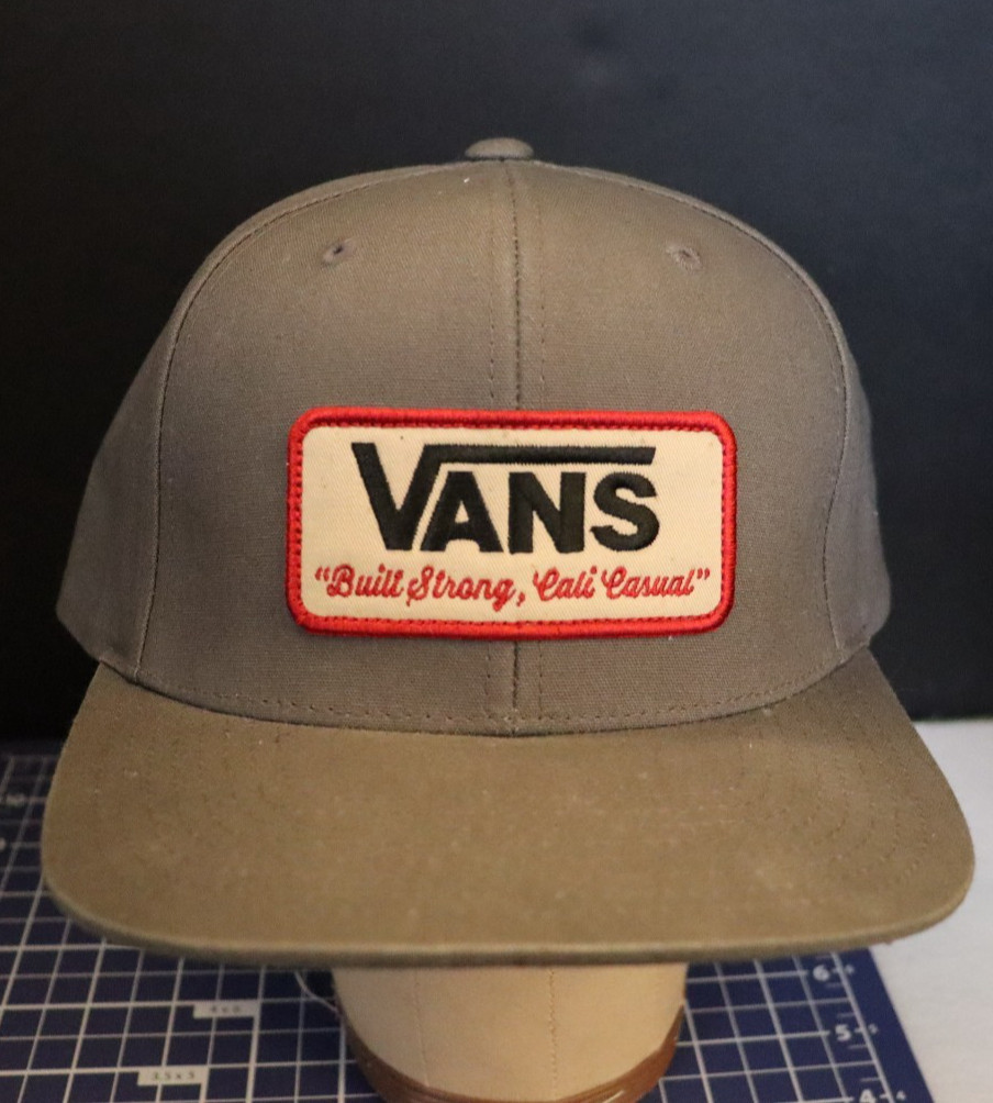 Vans "Full Patch" Snapback Hat (Grey) 5-Panel Adj… - image 1