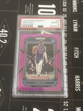 2022-23 Panini Prizm Monopoly Jaden Ivey Pink /149 PSA 10 Rookie Detroit Pistons