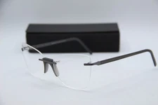 NEW ANDY WOLF PRIYA COL. E GREY GUNMETAL AUTHENTIC FRAMES EYEGLASSES 58-18