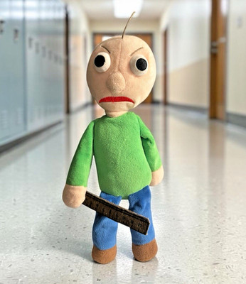 Baldi s Basics Plush 11.5  Teacher Doll w/ Ruler PhatMojo Video Game Toy Angry