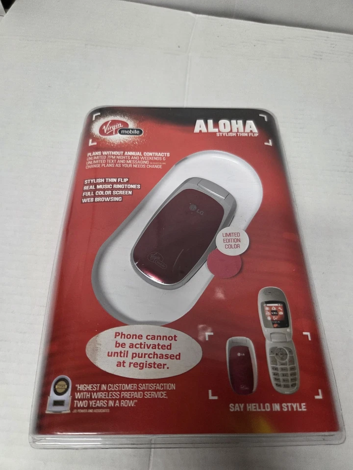 Virgin Moblie Aloha Stylish Then Flip Phone New Sealed For Spint - Image 2 of 4