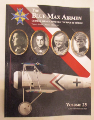 #ad The Blue Max Airmen Vol.25 Thom Baumer Neckel Degelow $39.95