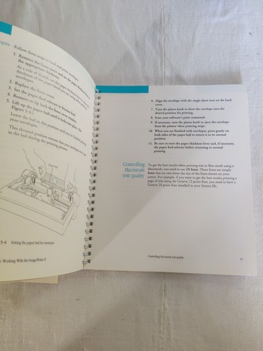 Apple Image Writer II 2 Owner's Guide 1989 English - Bild 6 von 9