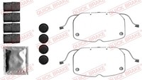ZubehöRkit, Scheibenbremsbelag Quick Brake 109-1792 FüR BMW
