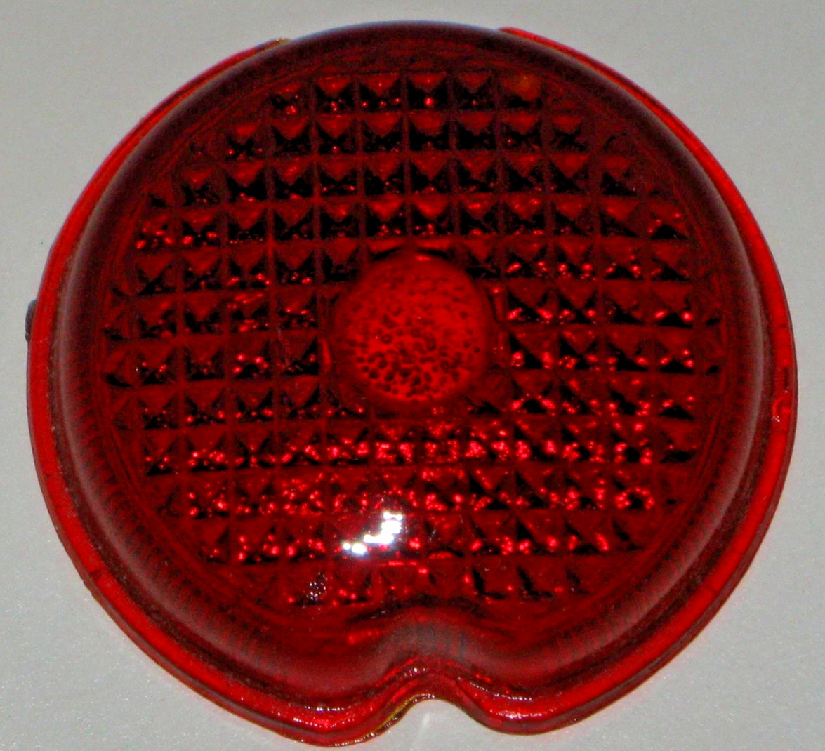 1937 1938 OLDSMOBILE 1939 CHEVROLET PONTIAC GLASS STOP TAIL LIGHT LENS NOS-R