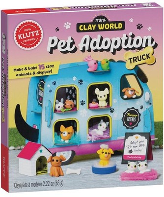 Mini Clay World Pet Adoption Truck by Editors Of Klutz (English) Novelty Book