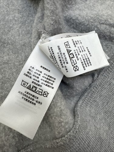 Polo Ralph Lauren Hoodie Sz 5 Gray Full Zip Jacket Sweatshirt Pink Blue Stripe - Picture 9 of 10