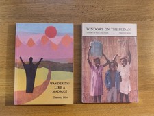 Timothy Biles two books SIGNED - Wandering like a Madman / Windows on the Sudan