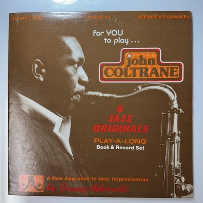 For You To Play Record Vinyl John Coltrane Aebersold JA 1244