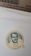 Couvercle à glaçons Dixie Cup années 50 Alan Ladd