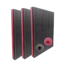Pick and Pluck Foam Sheets 3 Pack 16x12x1 Inch - Pre-Cubed Lightweight Cell P...