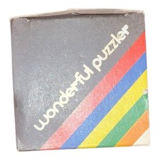 Vintage 1980s Wonderful Puzzler Cube Puzzle G...