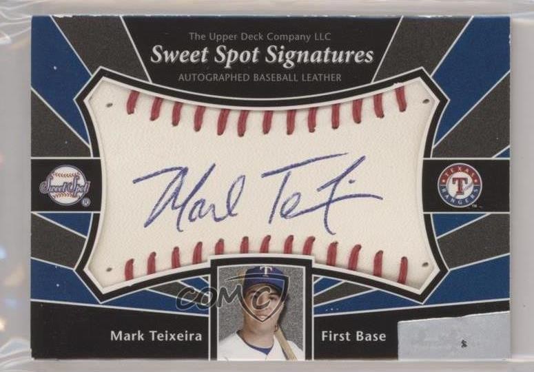 2004 Upper Deck Sweet Spot Signatures Mark Teixeira #SS-MT Auto fz0