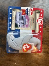 Ty Beanie Baby Righty the Elephant Vintage July 4, 1996 New In The Box