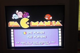 Pac-Mania NES Tengen Black Cart TESTED Working Authentic Free Shipping