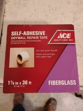 Ace 10189 Fiberglass Self Adhesive Drywall Repair Tape 1-7/8 Inch W X 36 Feet L