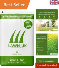 Fescue Grass Seed 500g - Fast Germination, Ideal for Active Families 35.98 per kilo