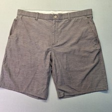 Johnnie-O Calcutta Prep-Formance Shorts Mens 35 Black Heather JMSH1950 Golf