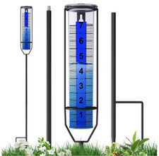 Rain Gauge, Freeze Proof Rain Gauge Outdoor Best Rated, Large Clear Numbers