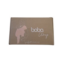 NIB Boba Wrap Baby Carrier One Size Gray Stretchy Wrap 7-35 lbs 0-18 Months