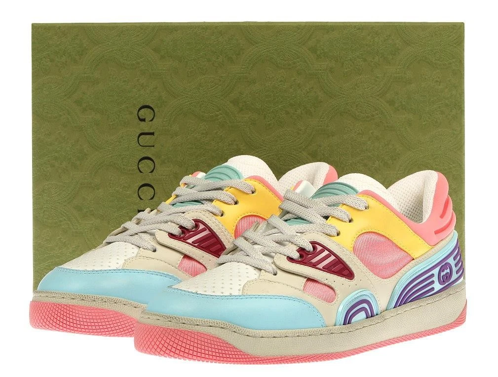 NOUVELLES CHAUSSURES BASKETS BASKET FEMME GUCCI MULTICOLORE 37/US 7