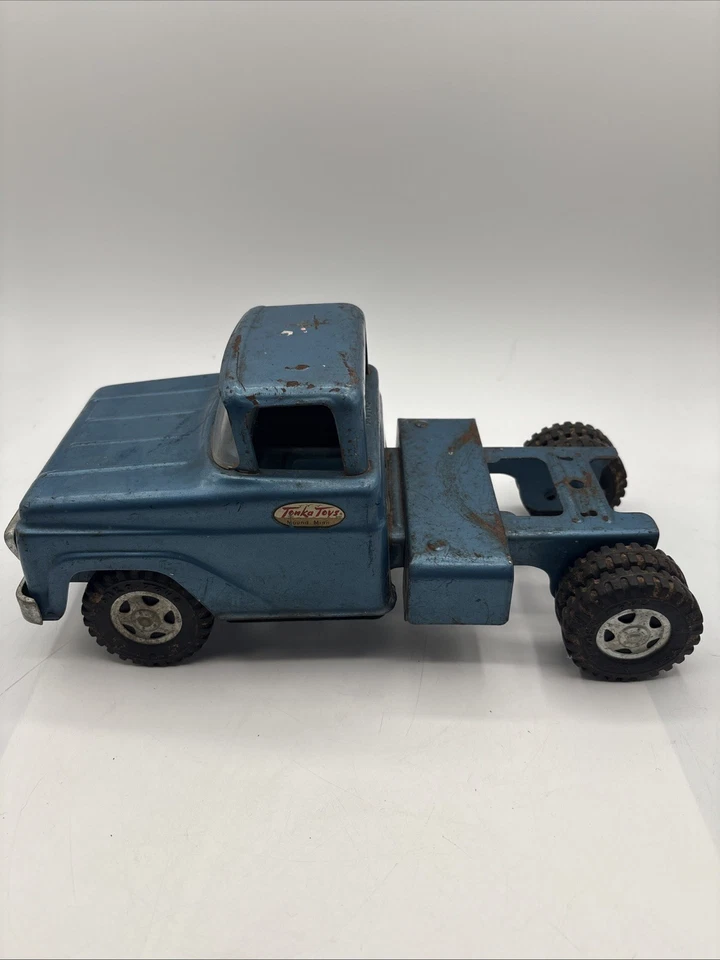 Semirremolque/transportador de barco Tonka Toy 1959 diecast servicio marino 28" de largo Foto 4 de 4