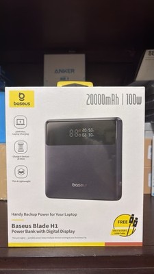 Baseus PPBLD100HD 100W モバイルバッテリー Baseus PPBLD100HD Blade HD Series Power Bank 100W for sale online