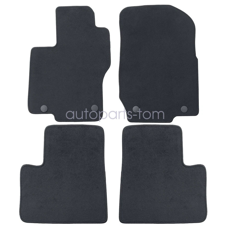 Alfombrillas alfombra para Mercedes-Benz Clase M ML W164 2005-2011 terciopelo negro nuevas Foto 4 de 4