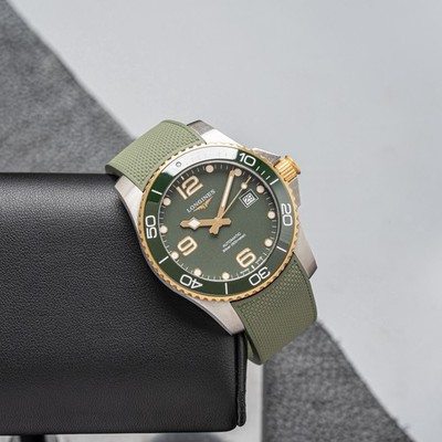 Longines L3.781.3.06.9 HydroConquest 41mm Green Dial