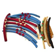 Vintage Crocheted Hangers With Flowers 14