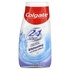 Colgate 2-in-1 Whitening with Stain Lifters Toothpaste 4.60 Oz 4 Packs