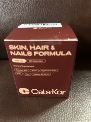 Catakor Skin Hair Nail Formula 1440mg 90 Capsules Exp 02/2028 NEW SEALED