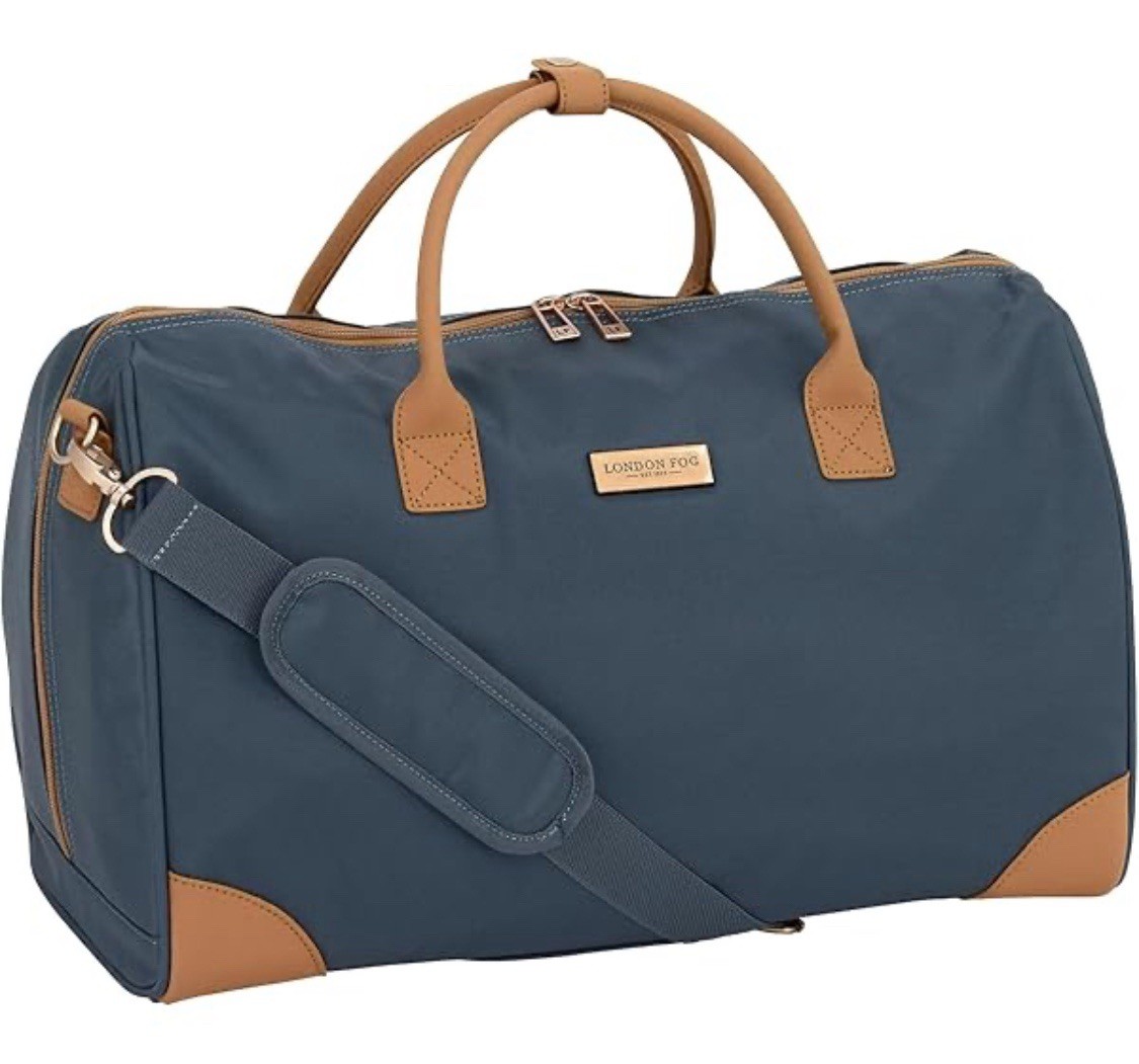 London Fog 20 in Travel Weekender Satchel Regent Collection 