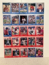 1988 THE STAR COMPANY UNCUT SHEET ROBIN VENTURA & RICKY JORDAN +PROMOS & AD Card