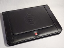 WEGNER Swiss Genuine Leather Pad-Folio w/ Cutter & Buck Pen JBT Embossed Logo 