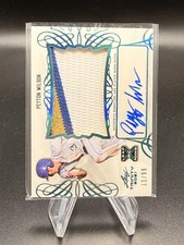 2021 Leaf Trinity Patch Auto Platinum #PA-PW1 Peyton Wilson /99 SMU